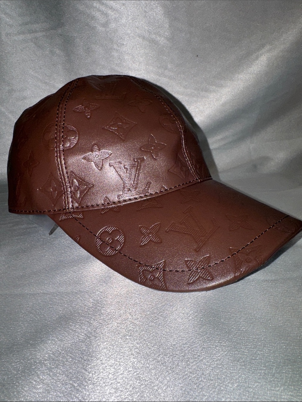 Louis Vuitton Leather Baseball Cap - Brown🔥New!
